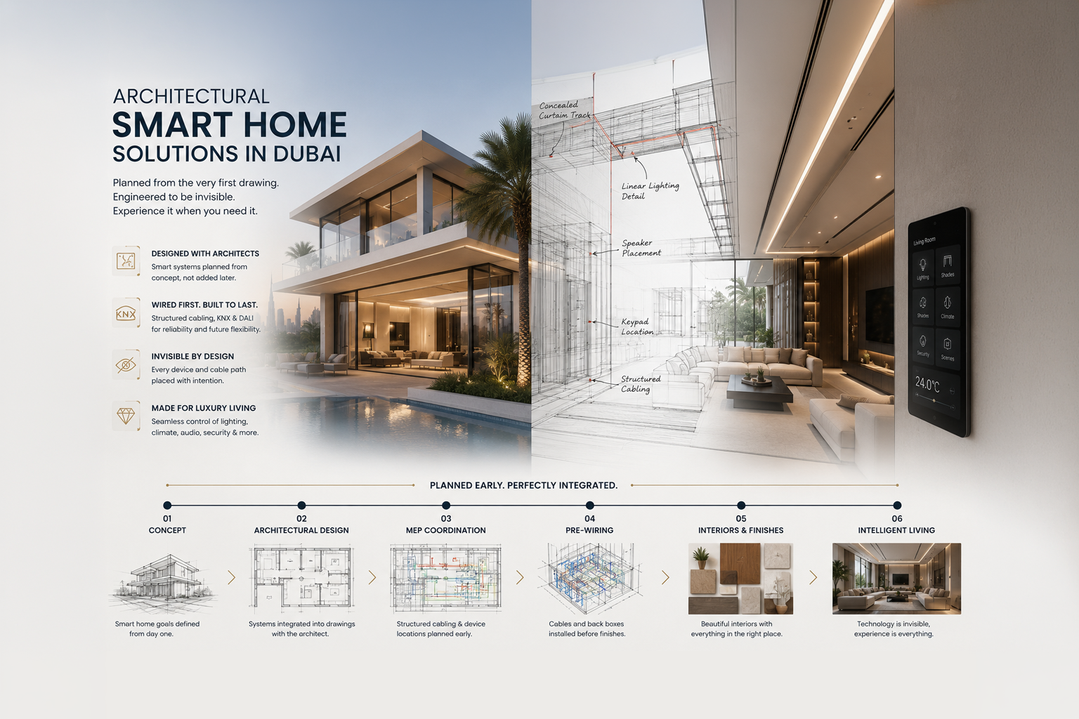 Architectural Smart Home Solutions in Dubai