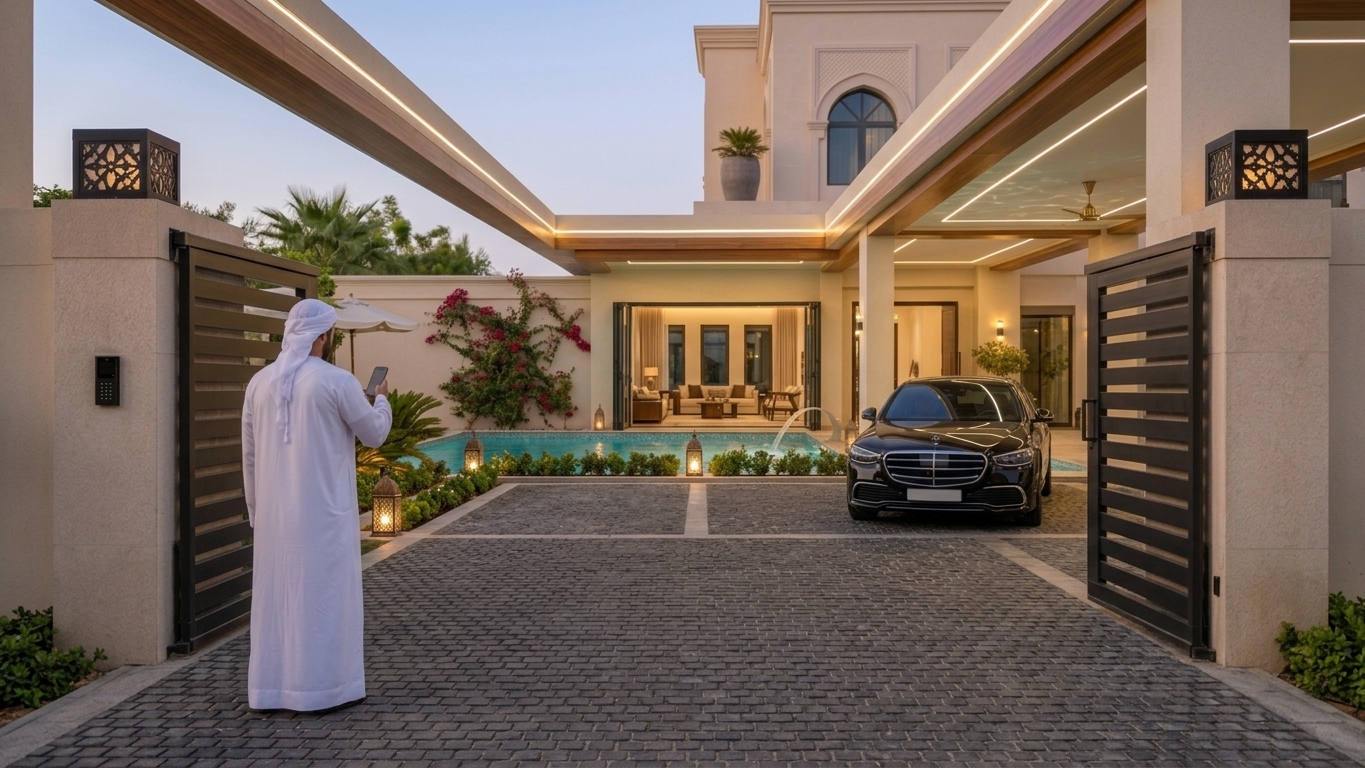 Outdoor Smart Home Automation in Dubai