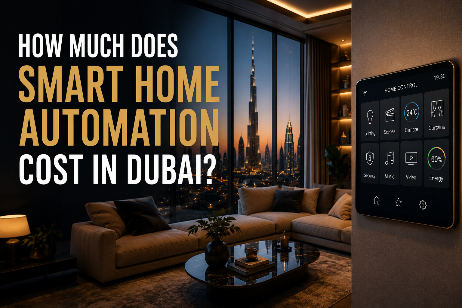 Smart Home Automation Cost in Dubai